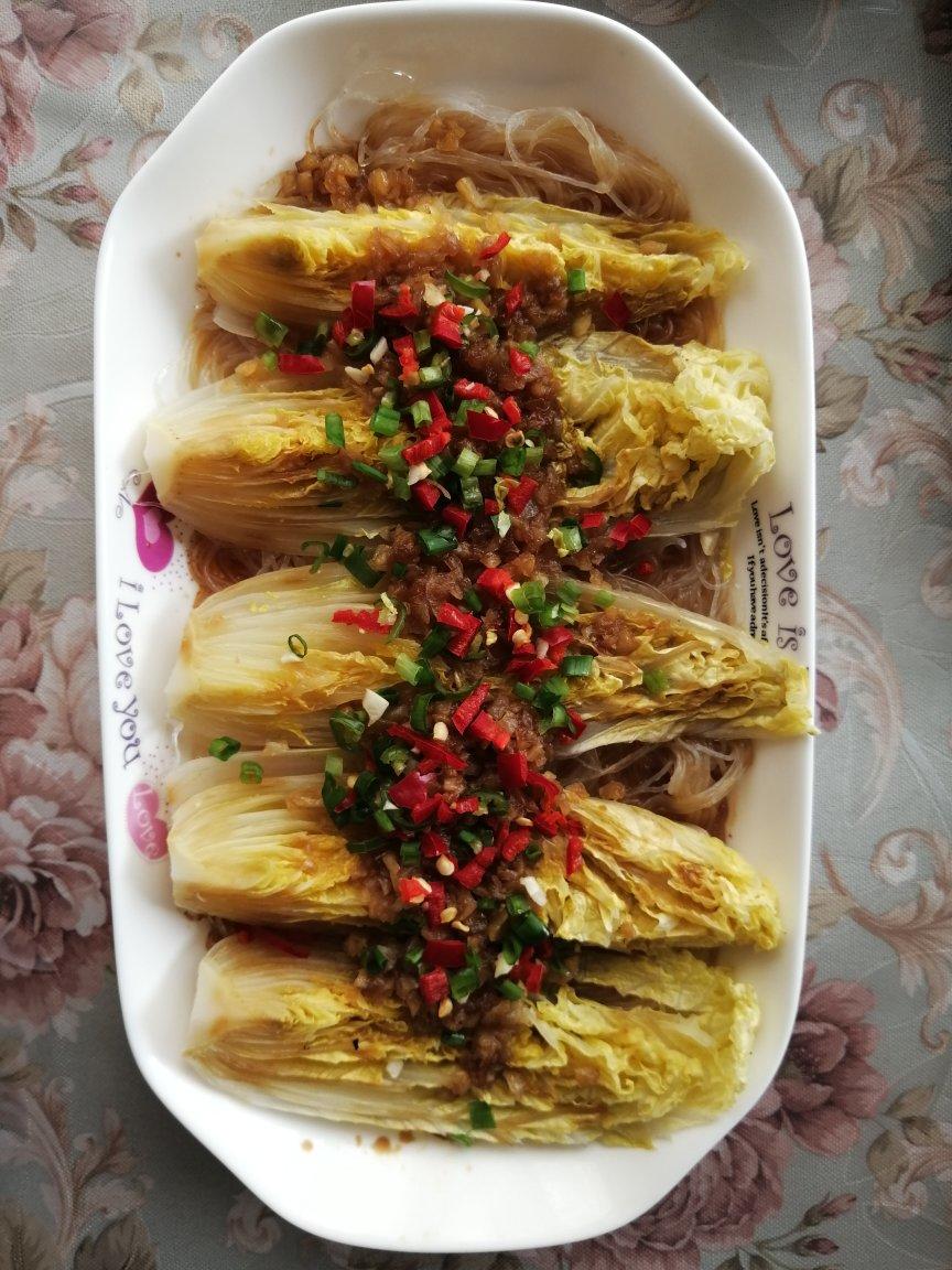 蒜蓉粉丝蒸娃娃菜