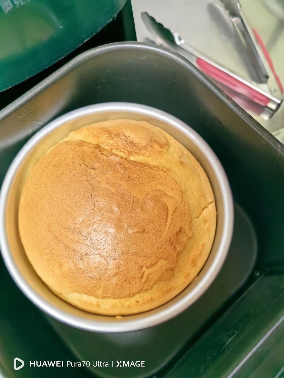 新手零失败的戚风蛋糕6寸（空气炸锅）