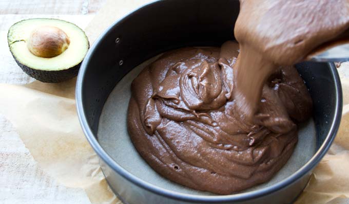 【生酮】打匀就可以的巧克力牛油果蛋糕的做法 步骤3