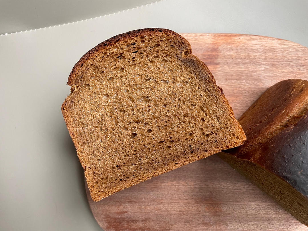 《银座顶级吐司》—— 咖啡吐司（中种法）