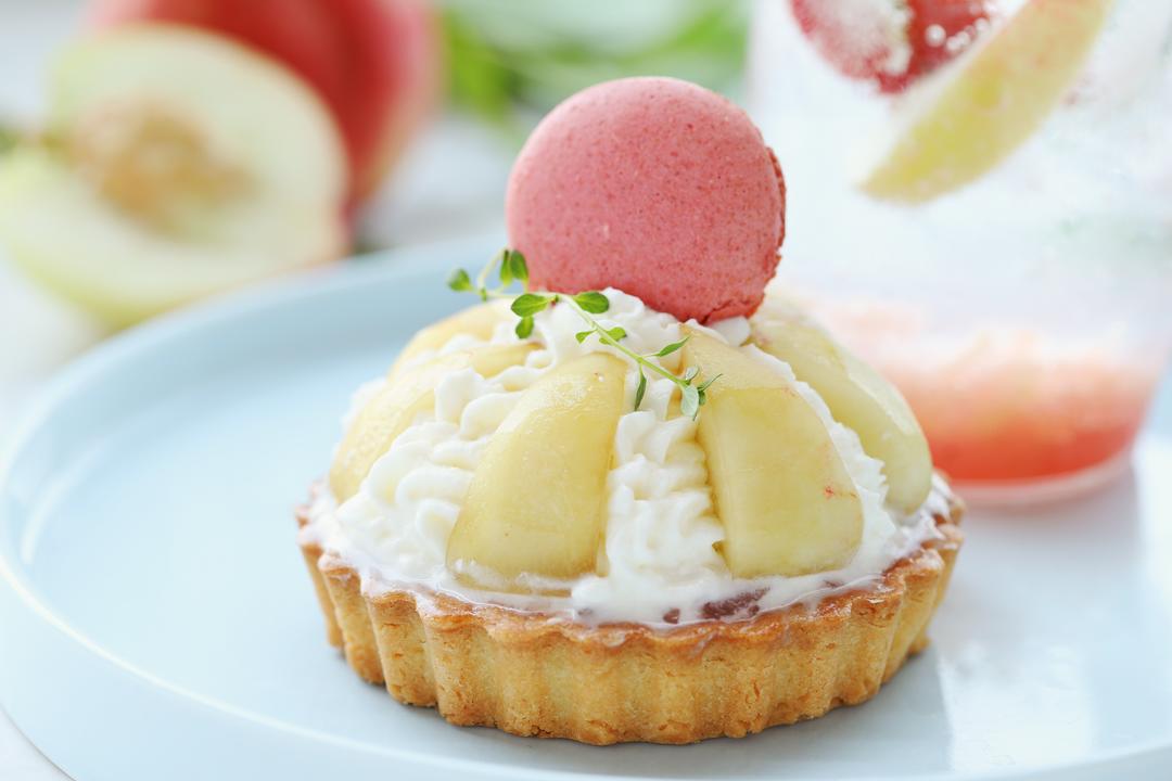 法式水蜜桃塔（附水蜜桃酱制作方法和水蜜桃苏打饮做法）的做法