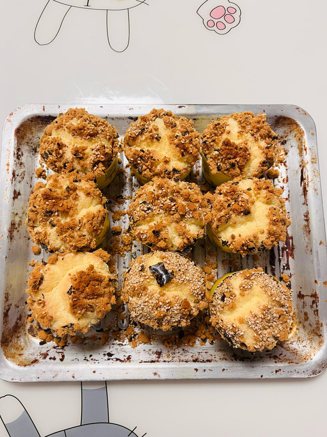 海苔肉松杯子蛋糕