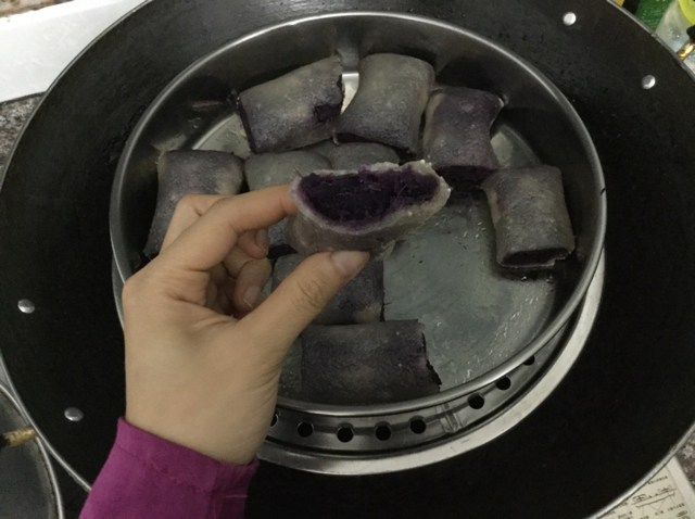 水晶紫薯糕