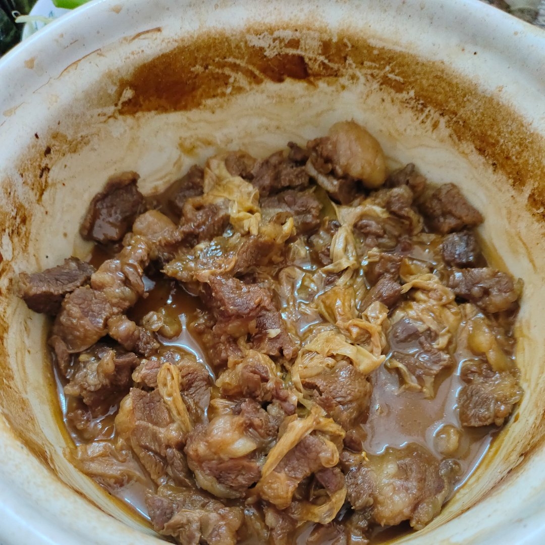 牛排腩腐竹煲