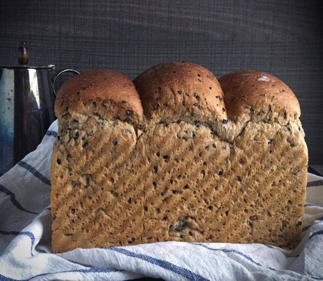 中种法 要传家的黑芝麻吐司