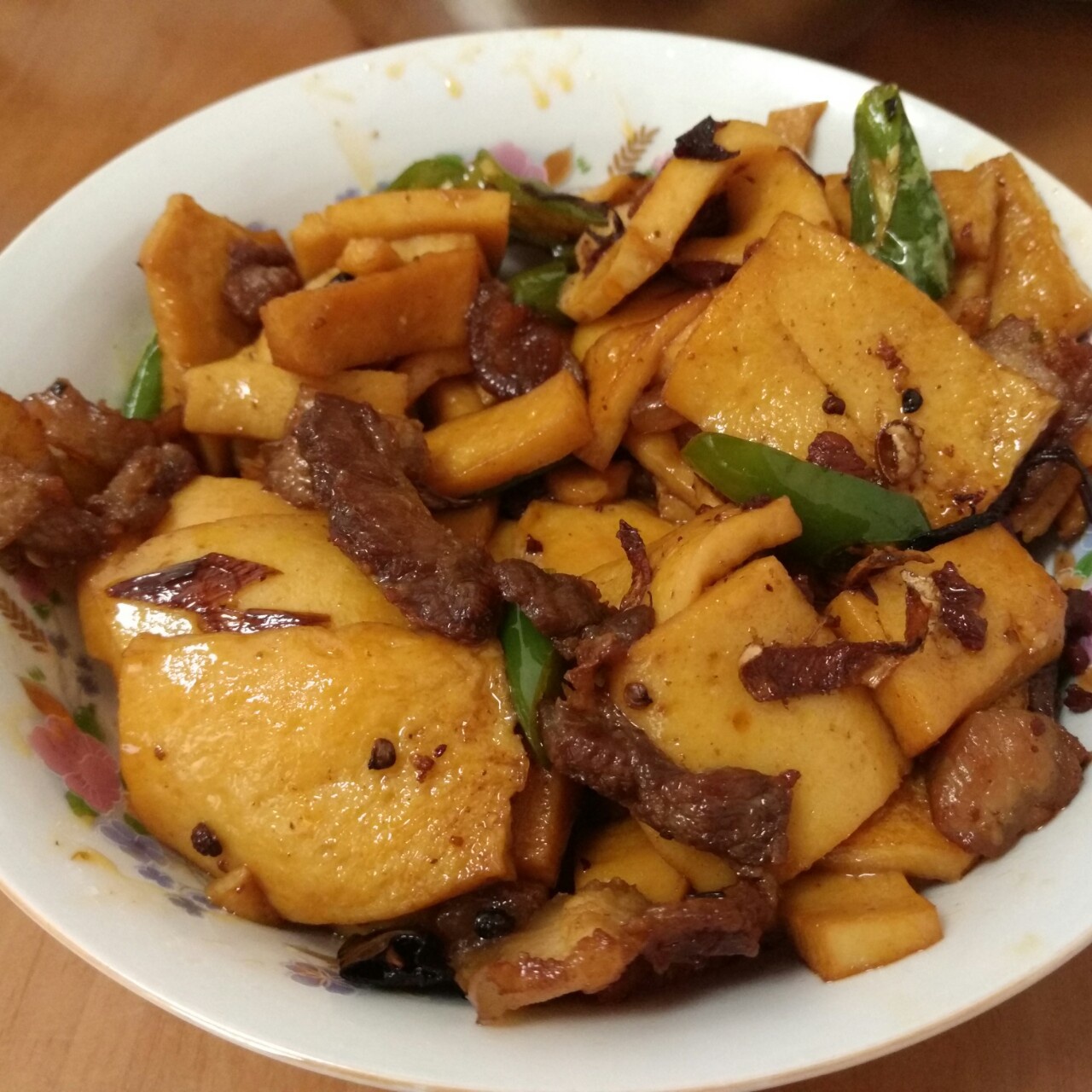 timmy悟空做的千叶豆腐小炒肉