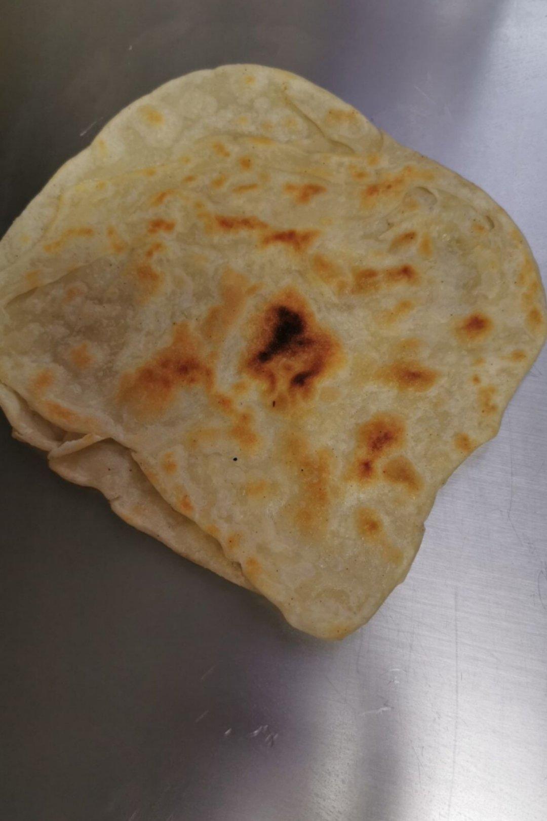 层次分明薄如蝉翼的家常基础烙饼