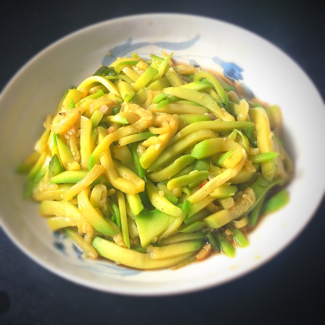 清炒小瓜丝