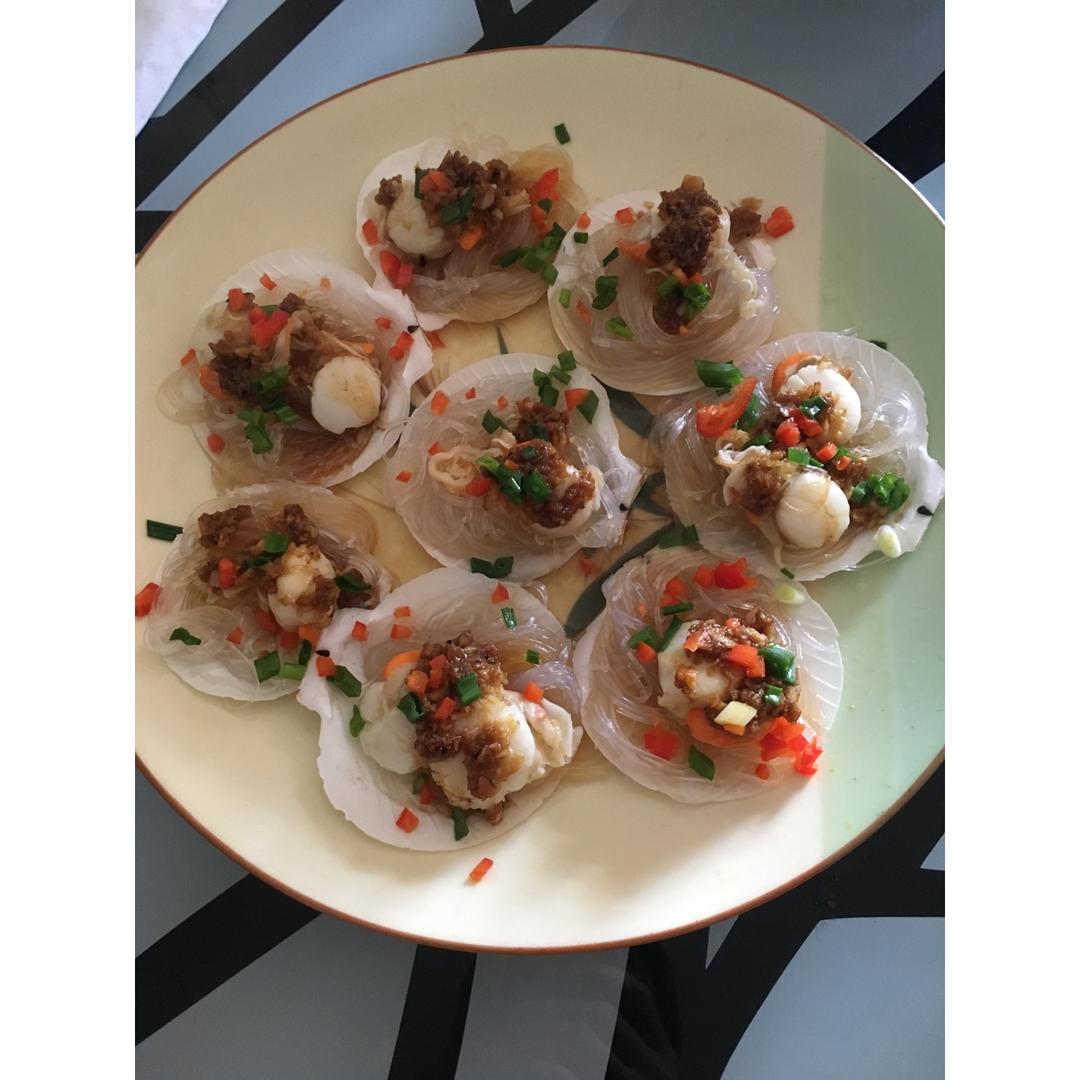 蒜蓉粉丝蒸扇贝