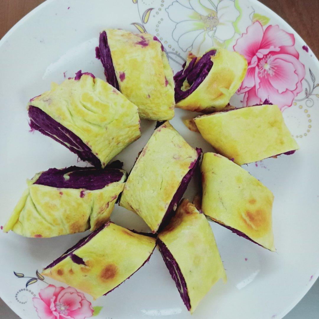 紫薯鸡蛋卷