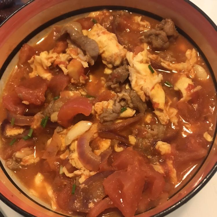巨下饭的番茄滑蛋牛肉