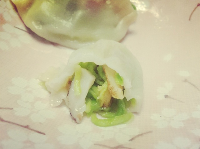 黄瓜海螺馅饺子