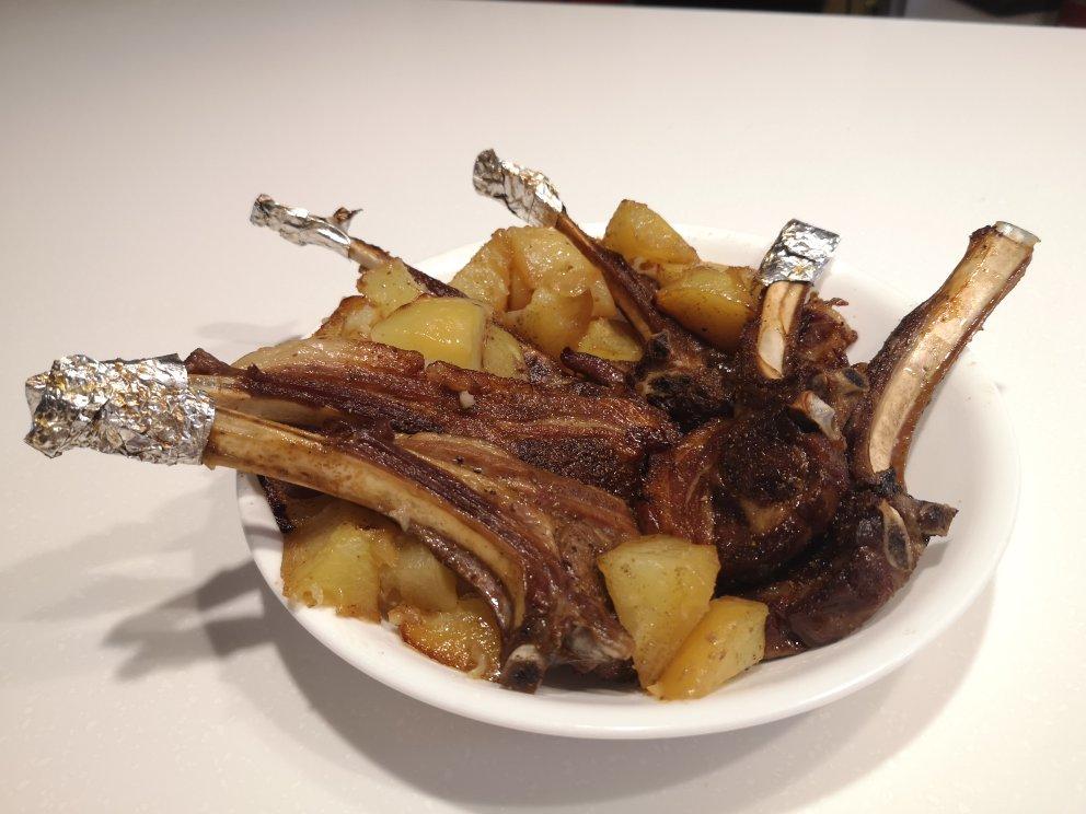 超好吃的烤羊排烤箱版