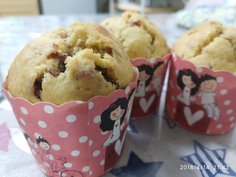 少女心的香蕉蔓越莓玛芬