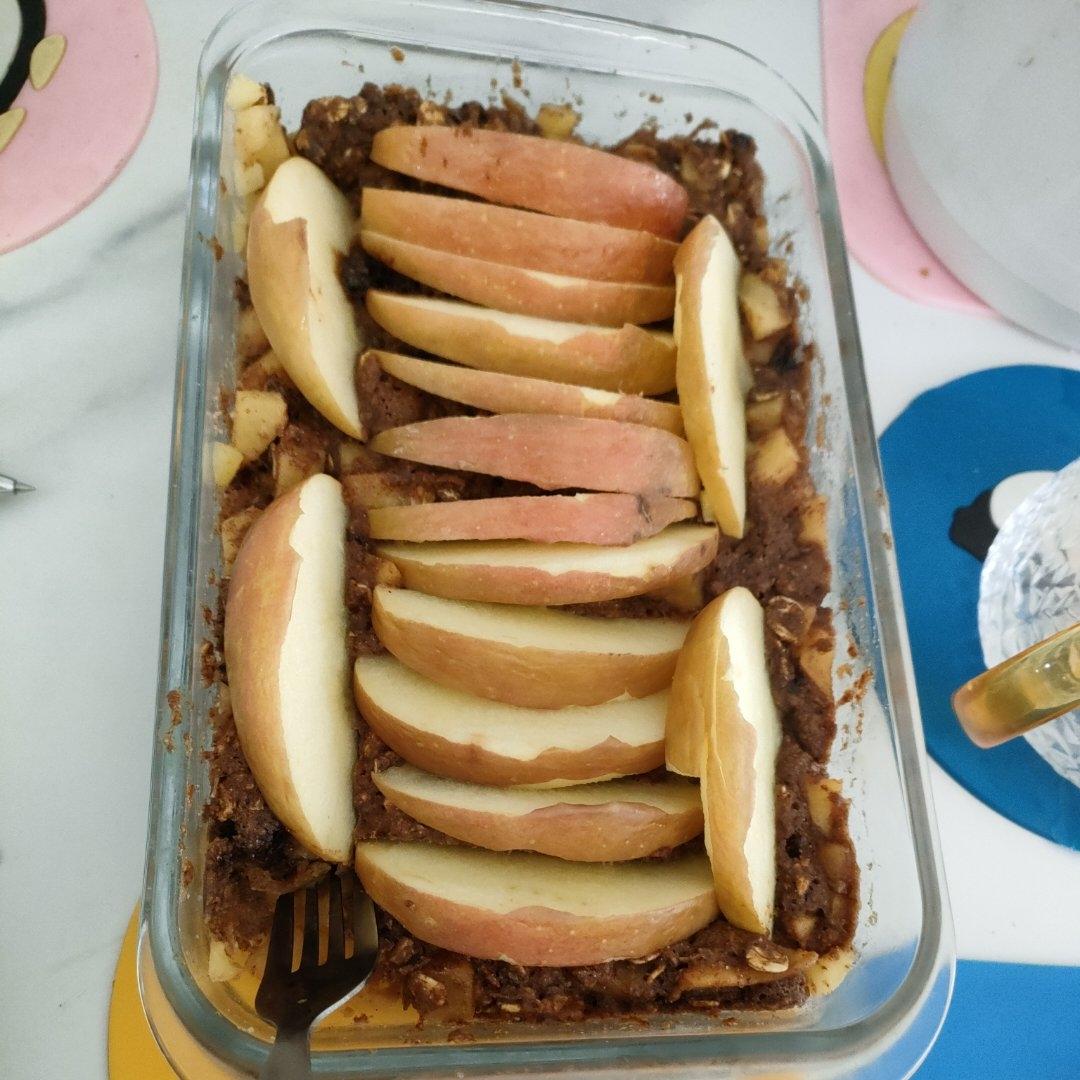 微波炉红糖肉桂苹果粗粮蛋糕【无油低卡低脂】