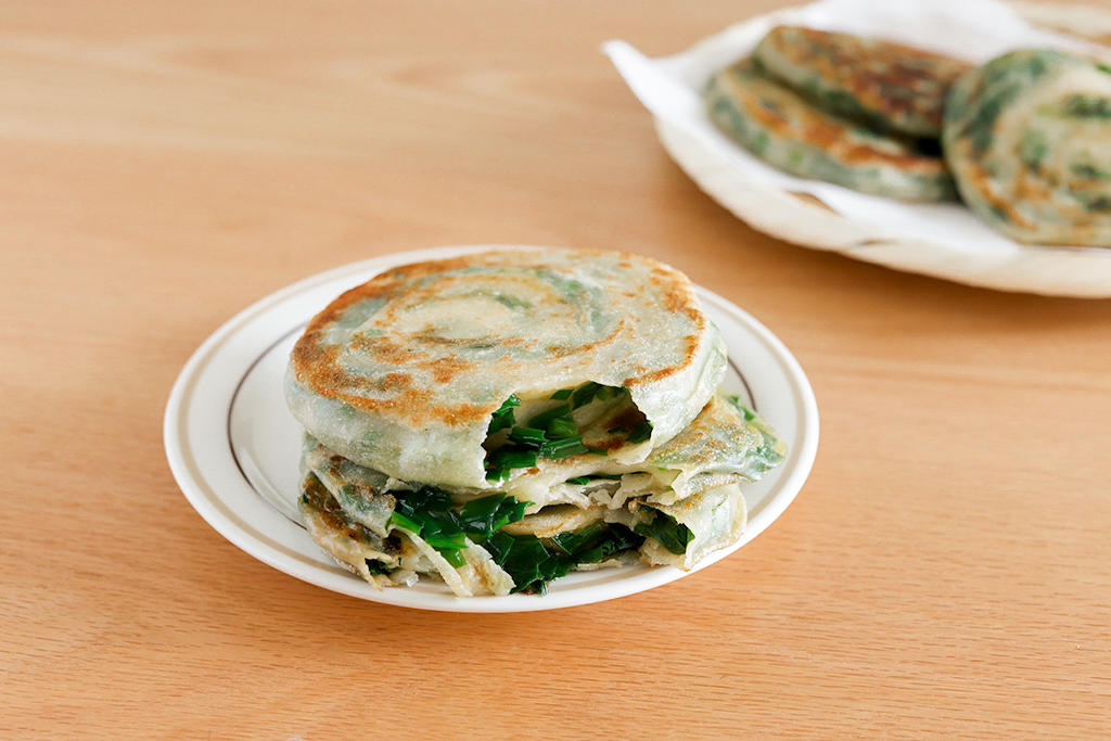 软香韭菜大饼
