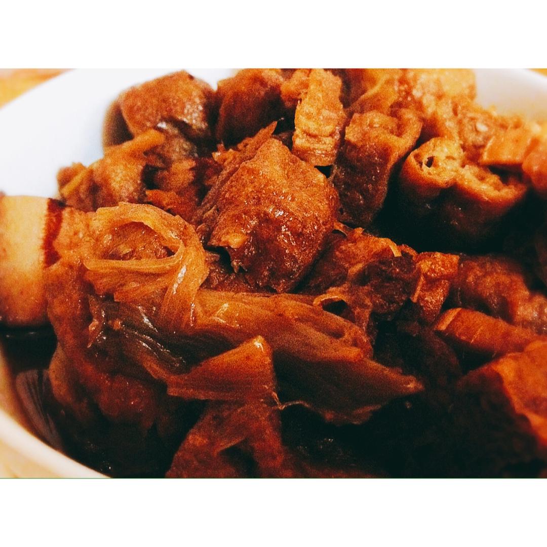 豆泡红烧肉