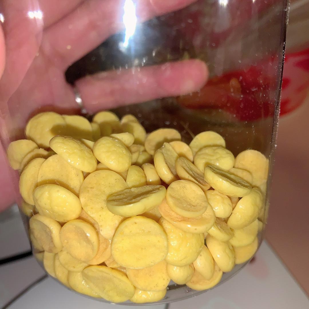 入口即化的无添加蛋黄溶豆