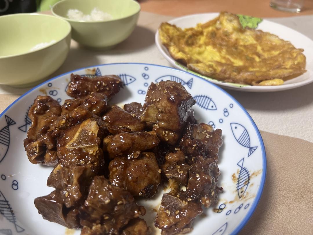 懒人版糖醋排骨