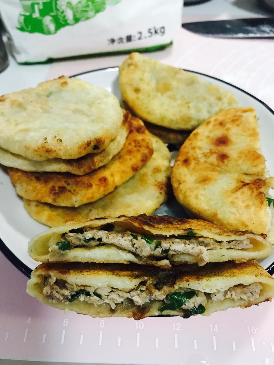 香葱猪肉馅饼