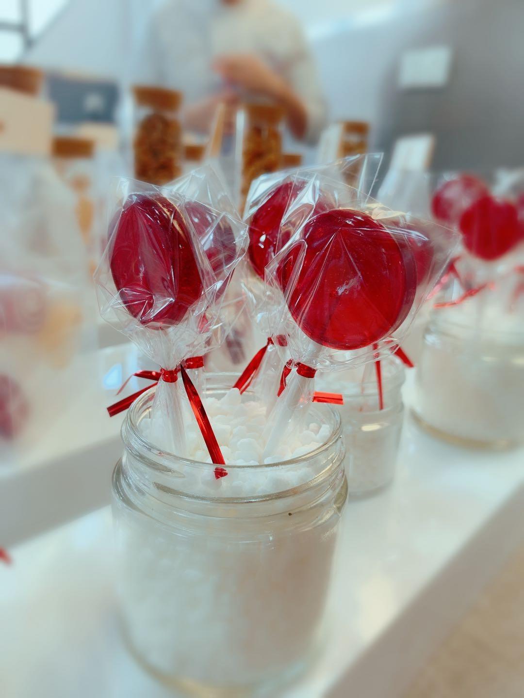 天然酸樱桃棒棒糖