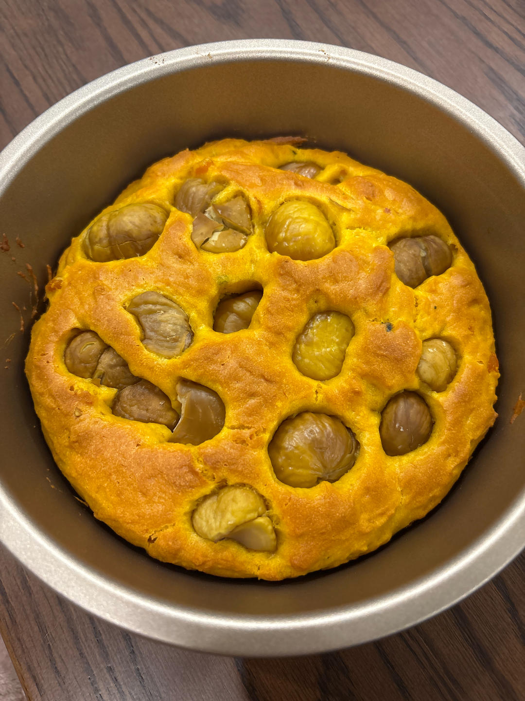 南瓜栗子蛋糕｜少油少糖！搅一搅就OK