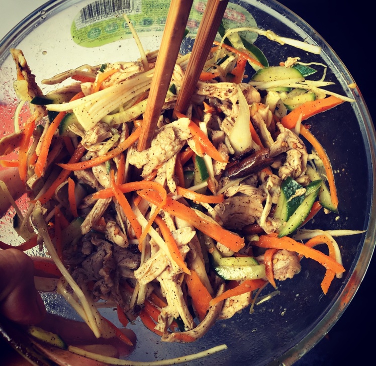 洋葱拌鸡丝