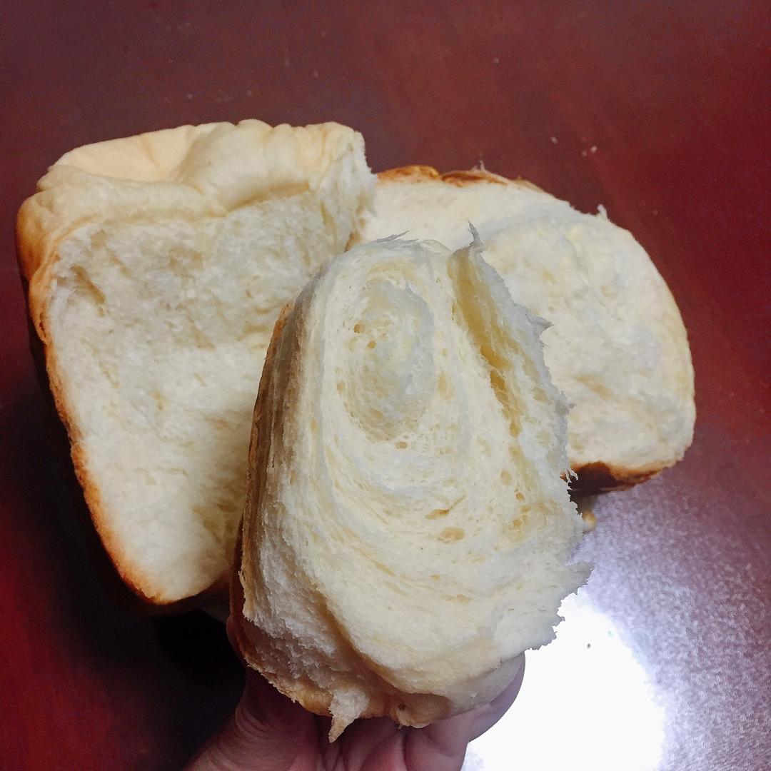 超级好吃的原味面包（面包机版）