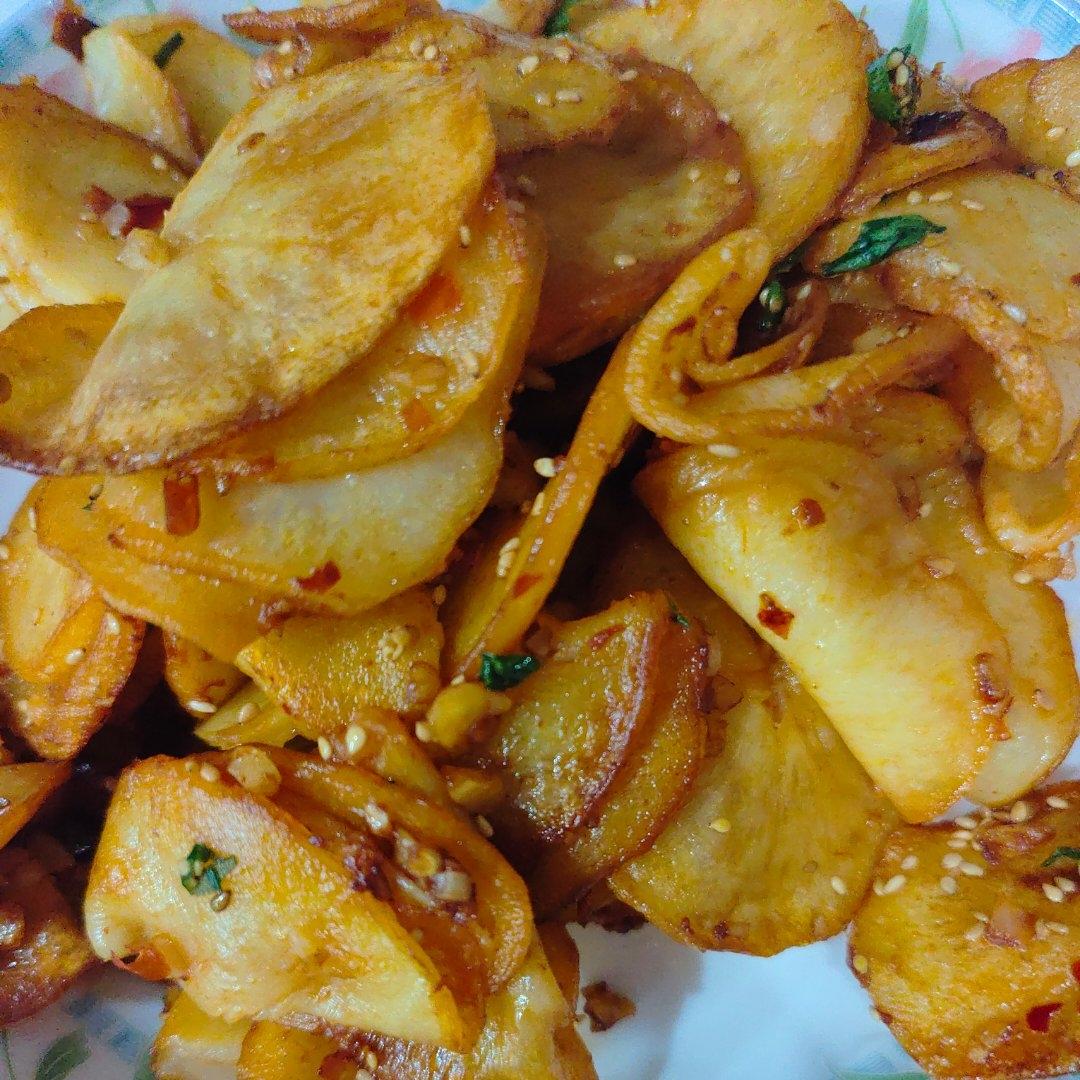 香煎土豆片（下饭神器）