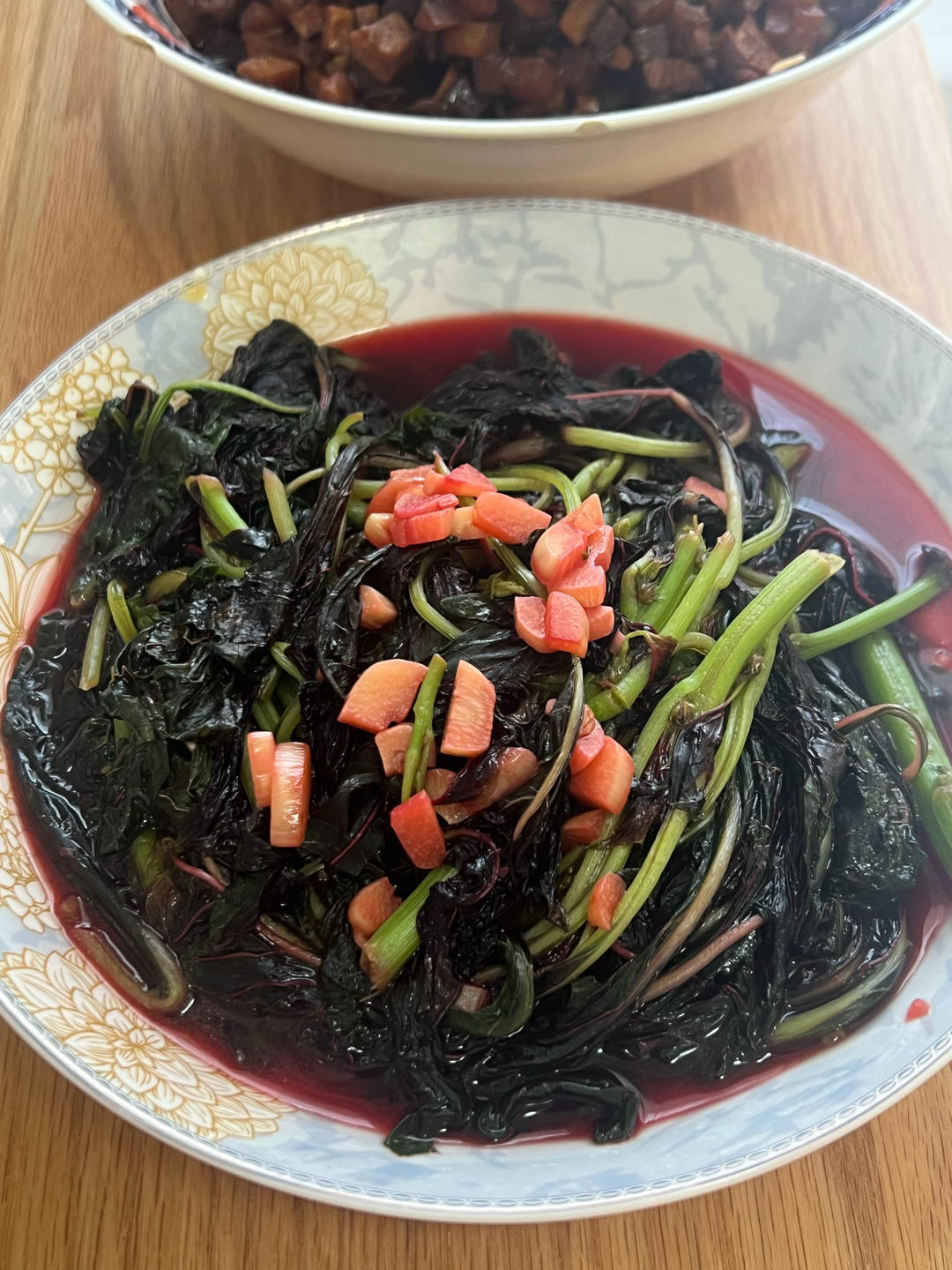 清炒红苋菜（简单菜也有窍门，一看就明白）