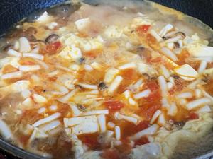 低脂低卡，简单又营养的番茄豆腐汤，巨好吃的做法 步骤9