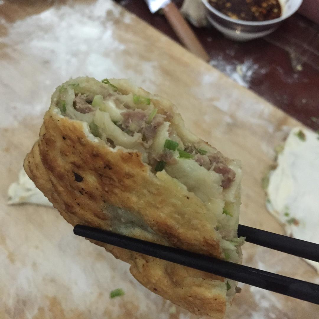 千层牛肉饼