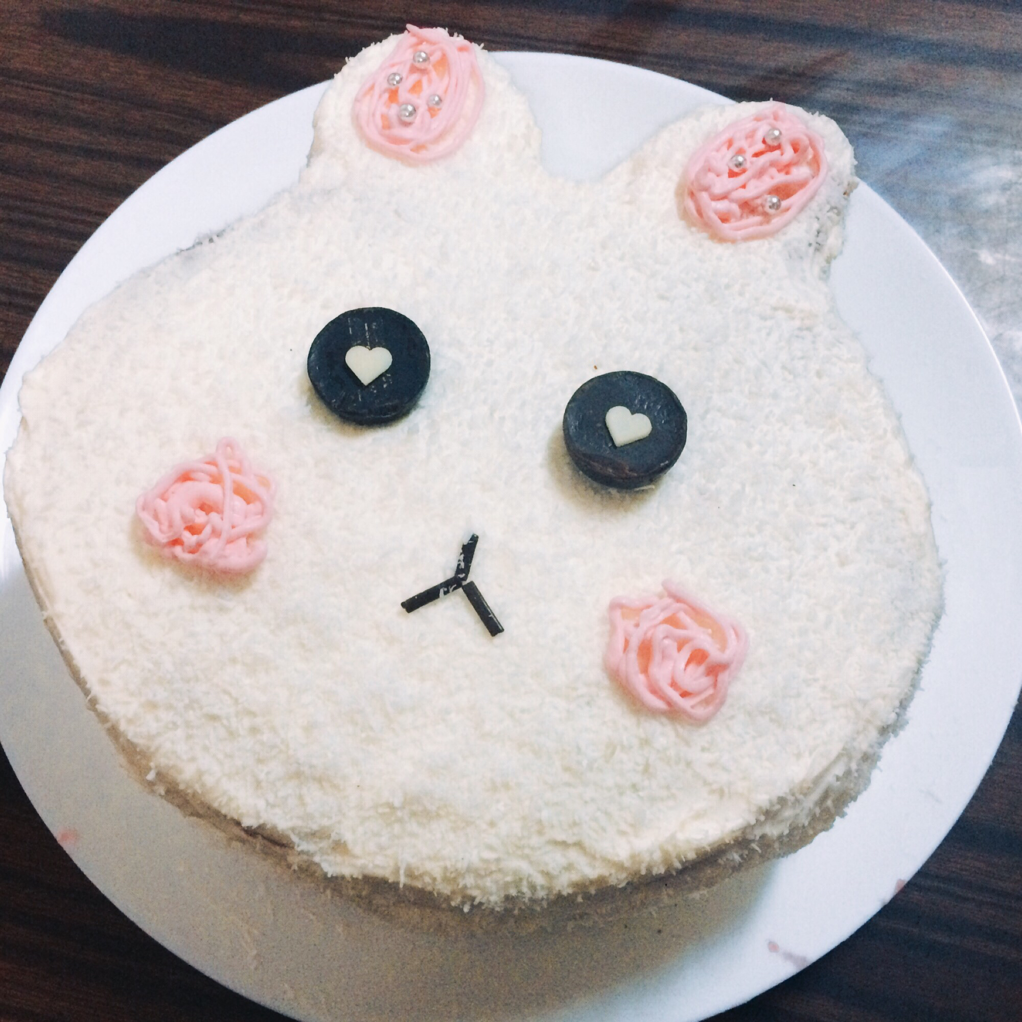 椰蓉小兔子奶油蛋糕