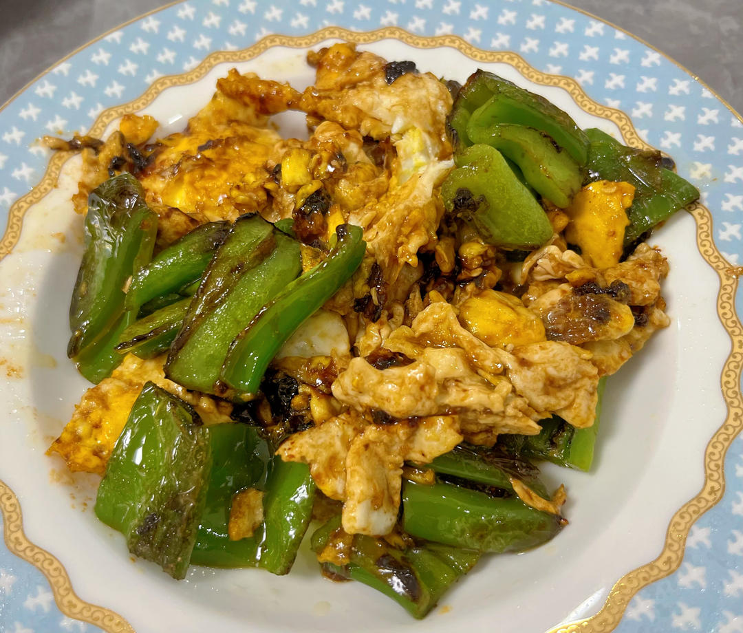 鱼香青椒煎蛋