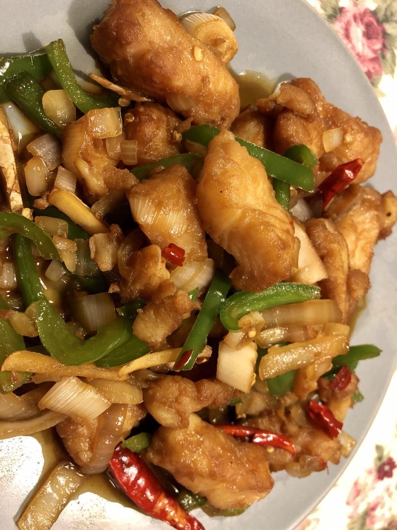 一道下饭菜香辣龙利鱼