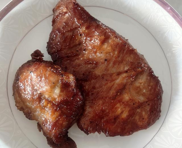 烤猪颈肉——空气炸锅版的做法
