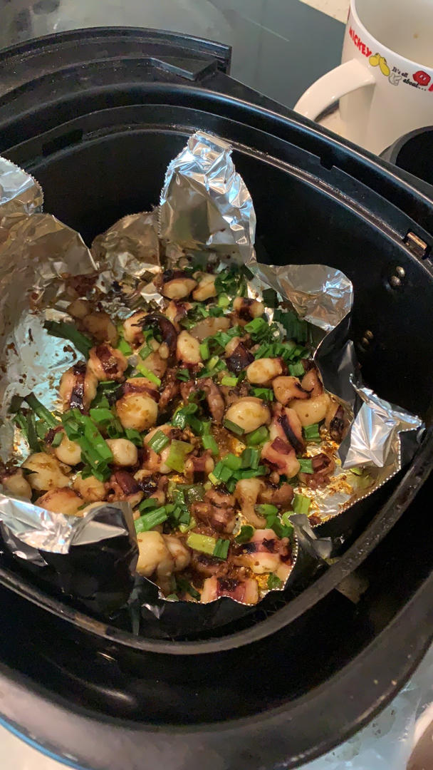 烤箱版烤鱿鱼须