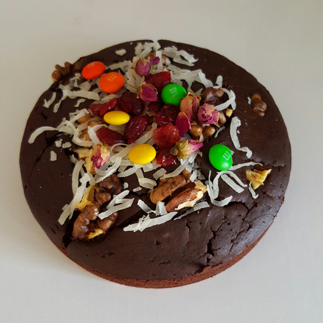 纯素巧克力生日蛋糕