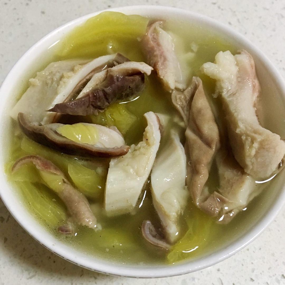 rachel_y23x做的猪肚咸菜汤