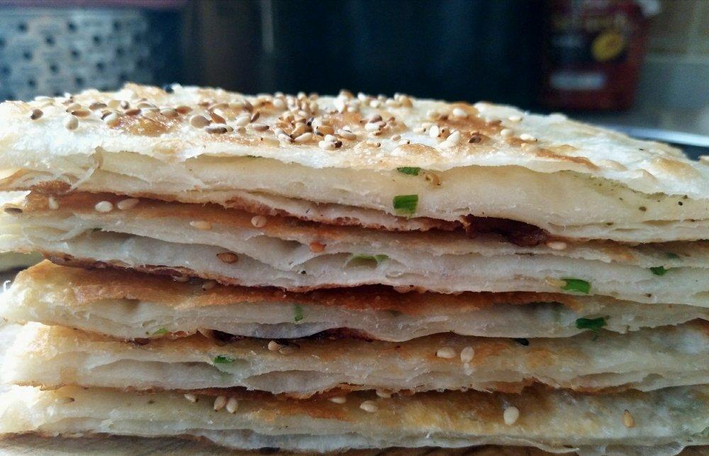 葱油千层饼