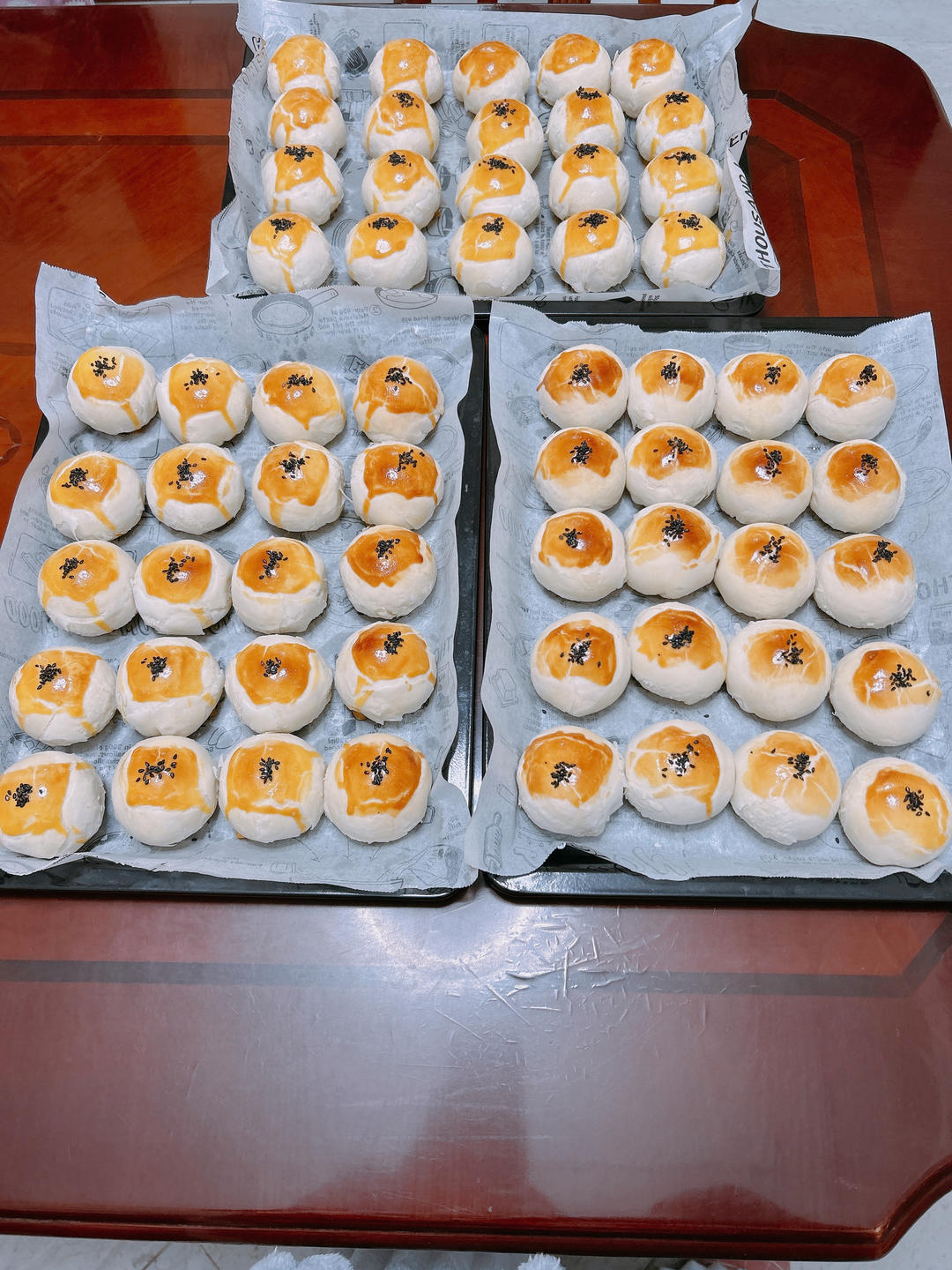 超简单 免揉 酥掉渣的蛋黄酥(超详细附全程视频)不破酥『万能酥皮』