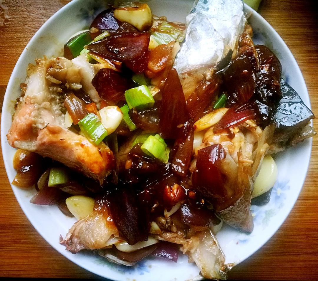 《中餐厅》张亮的焗三文鱼头