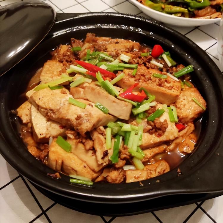豆腐肉沫煲