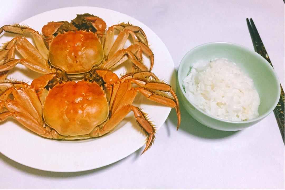 清蒸河蟹