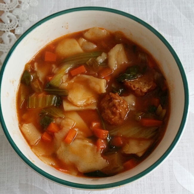 手擀面版新疆汤饭