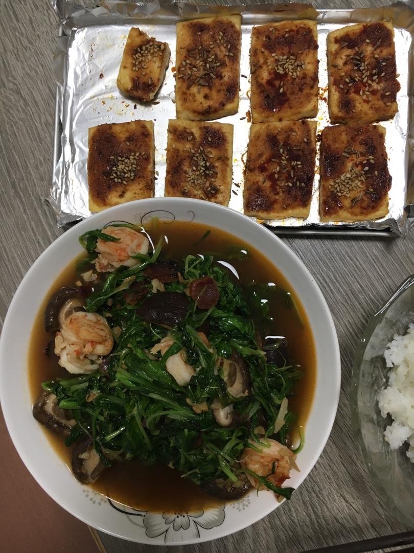 烤箱版的烤豆腐