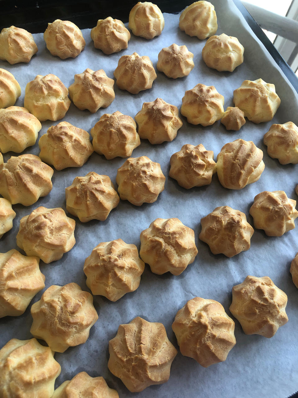 奶油小泡芙，容易做，成功率极高～