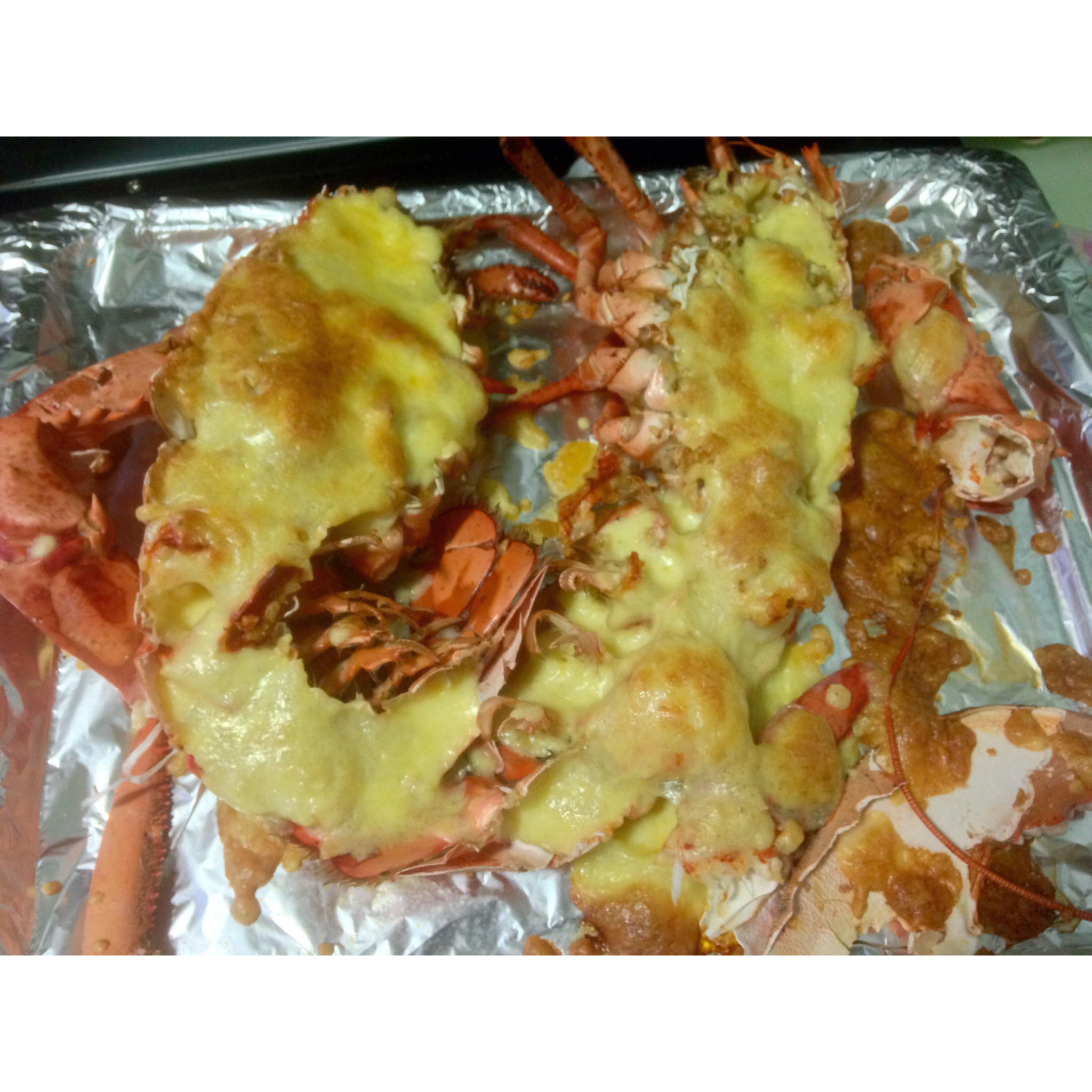 蒜蓉芝士焗波士顿龙虾