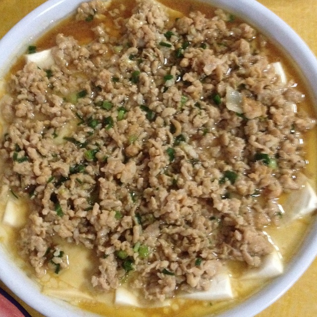 肉末蒸豆腐