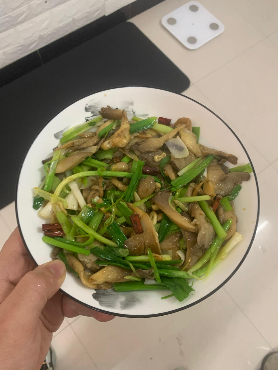 素炒平菇